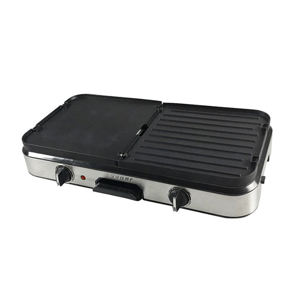 Beper Kitchen & Dining Silver / Brand New / 1 Year Beper, 2 in1 Electric Barbecue, BT.402