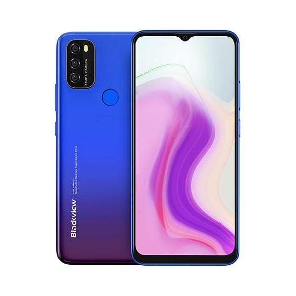 Blackview Mobile Phone Blue / Brand New / 1 Year Blackview A70, 3GB/32GB, 6.52″ IPS LCD Display, Octa core, Triple Rear Cam 13MP, Selphie Cam 5MP, Fingerprint rear-mounted