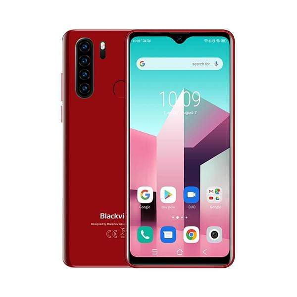 Blackview Mobile Phone Red / Brand New / 1 Year Blackview A80 Plus, 4GB/64GB, 6.49″ IPS LCD Display, Octa core, Sony Quad Rear Cam 13MP, Selphie Cam 8MP, Fingerprint rear-mounted