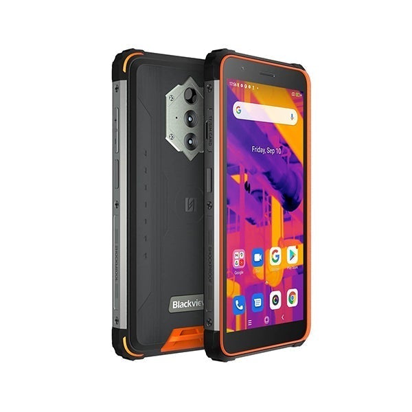 Blackview Mobile Phone Orange / Brand New / 1 Year Blackview BV6600 Pro Thermal Ruggedized Smartphone, 4GB/64GB, 5.7″ IPS HD+ Display, Octa core, Dual Rear Cam 16MP + 5MP, Selfie Cam 8MP, Battery 8580mAh