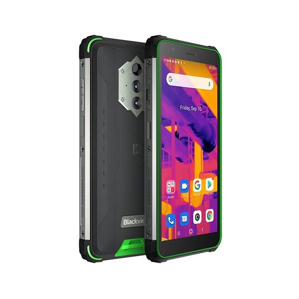 Blackview Mobile Phone Green / Brand New / 1 Year Blackview BV6600 Pro Thermal Ruggedized Smartphone, 4GB/64GB, 5.7″ IPS HD+ Display, Octa core, Dual Rear Cam 16MP + 5MP, Selfie Cam 8MP, Battery 8580mAh