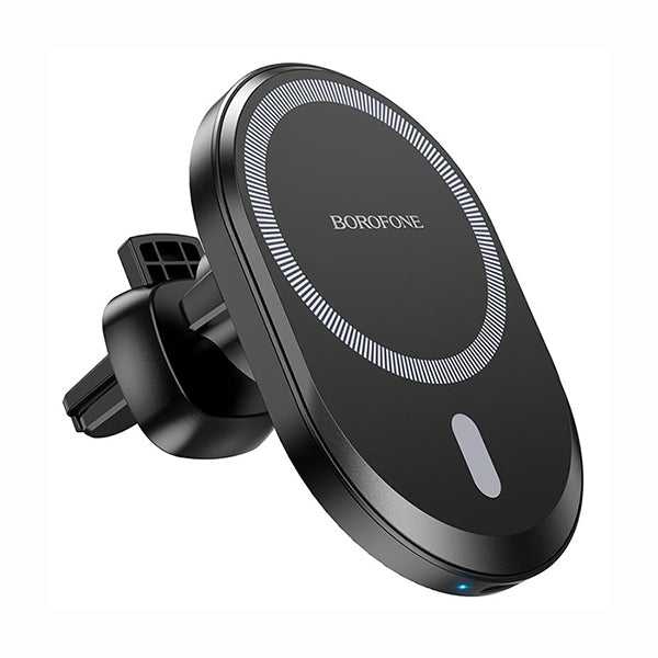 Borofone Chargers & Power Adapters Black / Brand New / 1 Year Borofone Wireless charger BH201 in-car holder