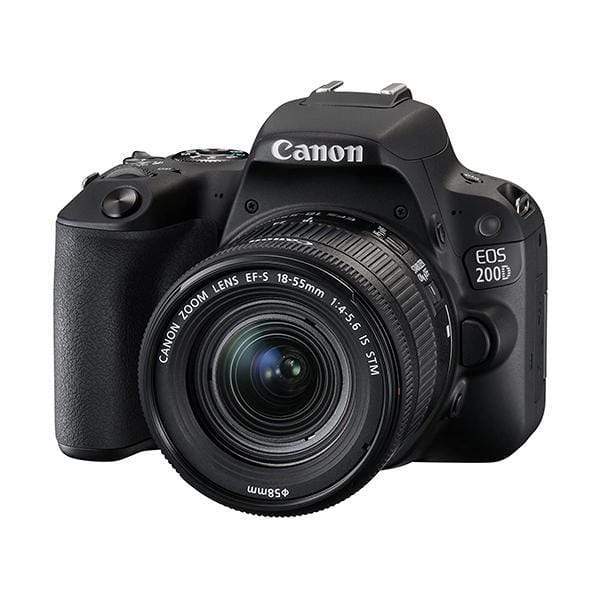 Canon EOS 200D Rebel SL2 Kit + EF-S 18-55mm f/4-5.6 is STM Lens Digital SLR Camera (Black)