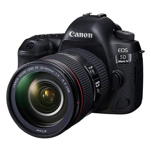 Canon EOS 5D Mark IV Full Frame Digital SLR Camera (Black) with EF 24-105mm f/4L is II USM Lens Kit