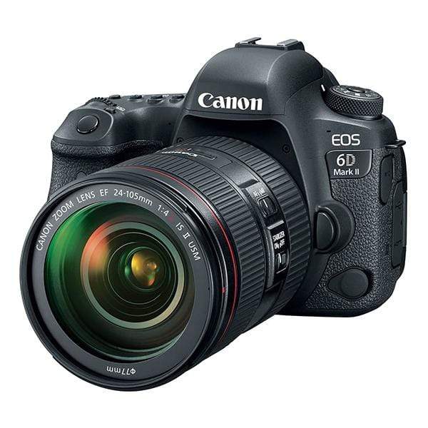 Canon EOS 6D Mark II Digital SLR Camera (Black) + 24-105mm f/4L II Lens