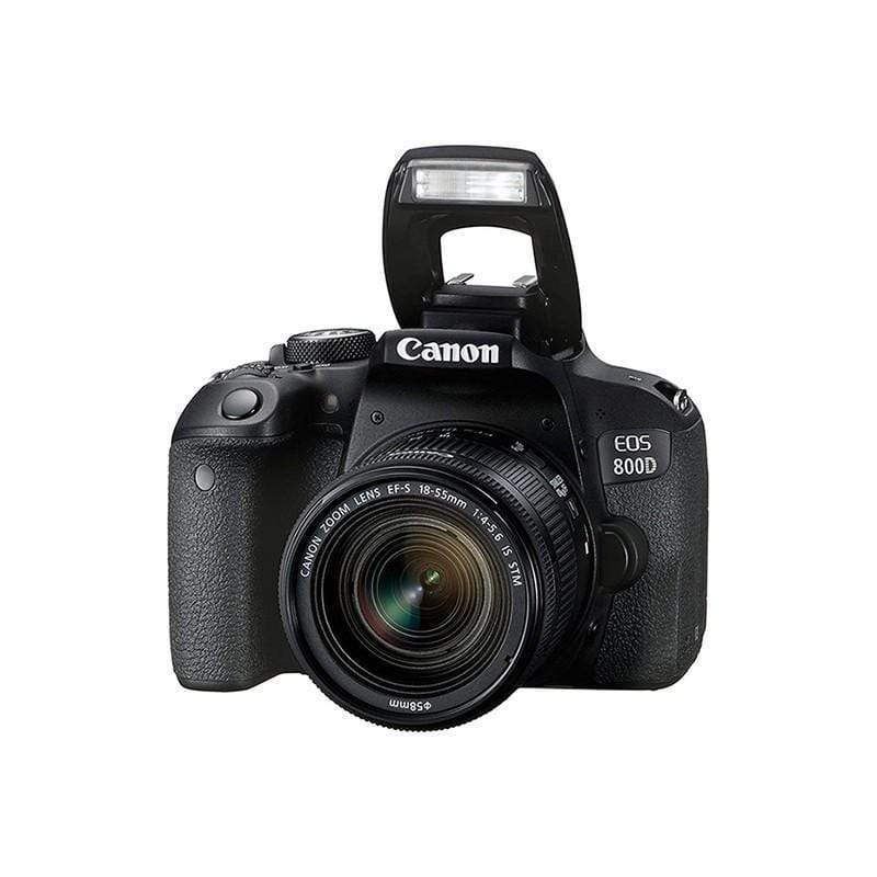 Canon EOS 800D Digital SLR Camera (Black) + 18-55mm Lens (1894C002), Canon EOS Bag, Sandisk Ultra 32GB Memory Card