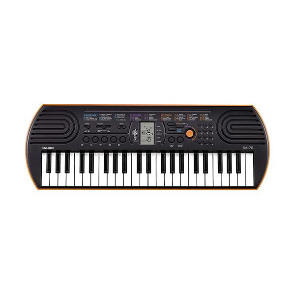 Casio Musical Keyboards Black / Brand New / 1 Year Casio SA-76 Mini Keyboard-44 Keys
