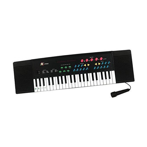 Casio Musical Keyboards Black / Brand New / 1 Year Miles 3738 BIG Keyboard Piano with 37 Keys, Microphone, and Charger, Recording - Great Toy Gift