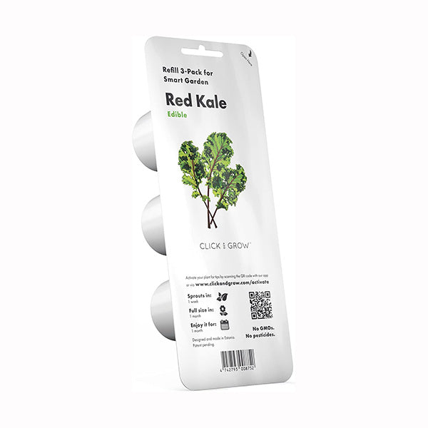Click & Grow Brand New Click and Grow Red Kale Plant Pods - 3 Packs