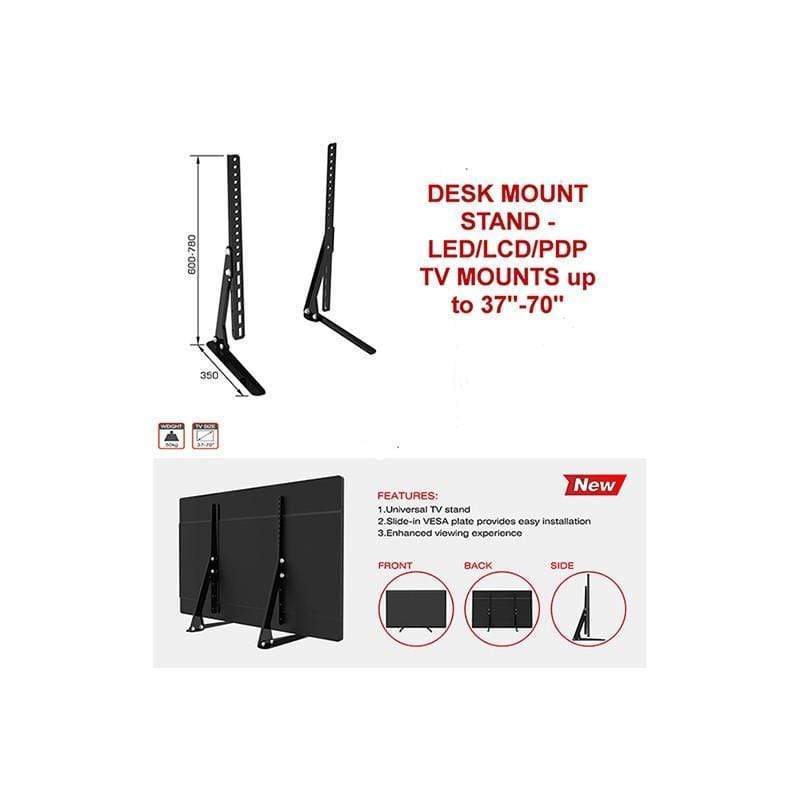 Conqueror Desk Mount Stand for LED, LCD, Plasma TV 37" to 70" - H150
