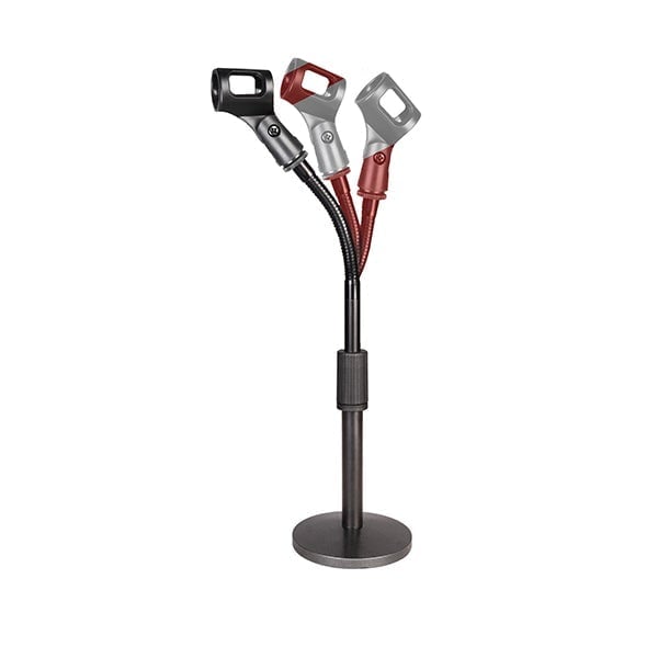 Conqueror Karaoke Accessories Black / Brand New / 1 Year Conqueror Table Microphone Stand Holder with Clip - H193