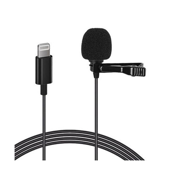 Conqueror Karaoke Sets Black / Brand New / 1 Year Conqueror Lavalier Microphone Clip-On Lapel For Lighting Microphone Interface Device For iPhone YouTube, Vlogging, Recording - CLM304