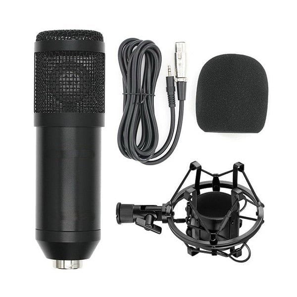 Conqueror Karaoke Sets Black / Brand New / 1 Year Conqueror Professional Stereo Recording Condenser Microphone With 3.5mm Plug - BM800