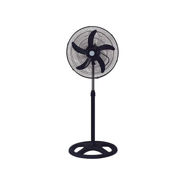 Conqueror Ventilation Fans Black / Brand New / 1 Year Conqueror, Oscillating Stand Fan 18 Inch 50 Watt with 5 Horn Blades - F88