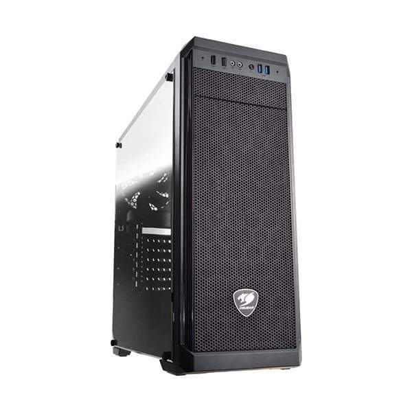 Cougar MX330-G Mid Tower Case with Full Tempered Glass Window and USB 3.0