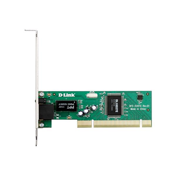 D-Link Networking Brand New / 1 Year D-Link 10/100Mbps Fast Ethernet PCI Adapter DFE-520TX