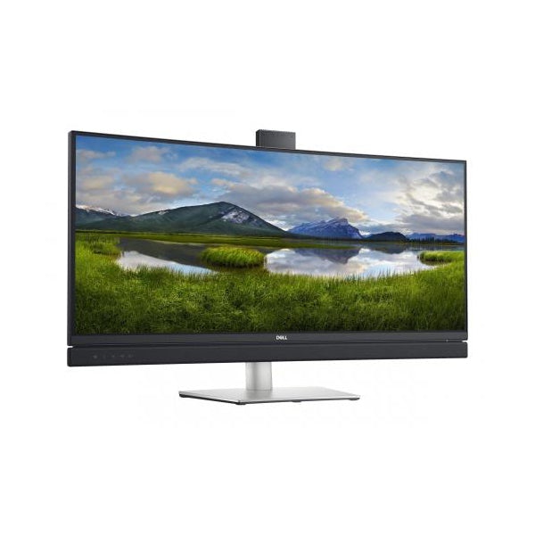 Dell Monitors Silver / Brand New / 1 Year Dell C3422WE Curved Monitor 34", Video conferencing, Integrated IR Camera, 4K Curved, 1 Display Port, 1 HDMI, 3 USB, 1 USB-C