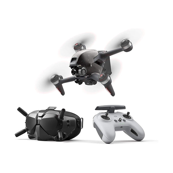 DJI Drones Gray / Brand New / 1 Year DJI FPV Combo - First-Person View Drone UAV Quadcopter with 4K Camera, S Flight Mode, Super-Wide 150° FOV, HD Low-Latency Transmission, Emergency Brake and Hover