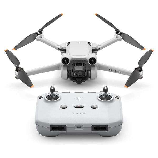 DJI Drones White / Brand New / 1 Year DJI Mini 3 Pro – Lightweight and Foldable Camera Drone with 4K/60fps Video, 48MP Photo, 34-min Flight Time, Tri-Directional Obstacle Sensing, Ideal for Aerial Photography and Social Media