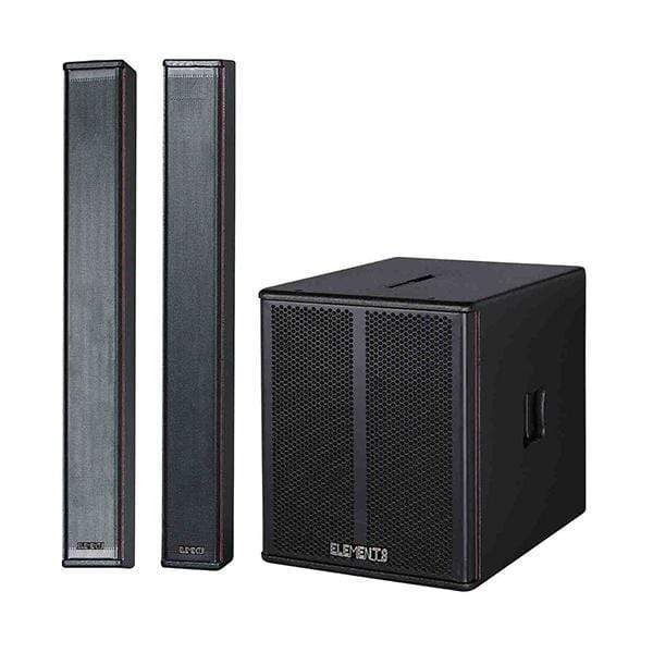 Elements SoundBars Black SoundBar Elements Passive Speaker S15P