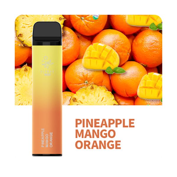 ELFBAR Pineapple Mango Orange ELFBAR 3600 Disposable Pod, Mech Coil, Rechargeable