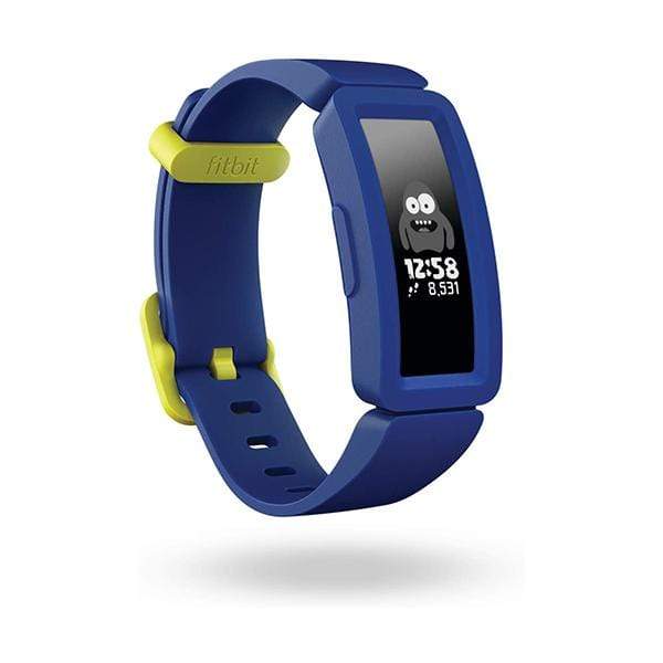 Fitbit Smartwatch, Smart Band & Activity Trackers Night Sky + Neon Yellow / Brand New / 1 Year Fitbit Ace 2 Activity Tracker for Kids, 1 Count