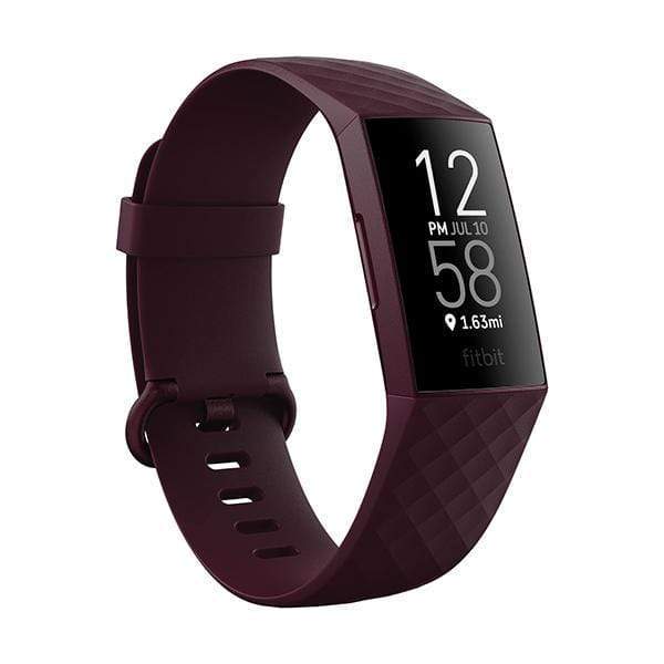 Fitbit Smartwatch, Smart Band & Activity Trackers Rosewood/Rosewood / Brand New / 1 Year Fitbit Charge 4 Fitness and Activity Tracker with Built-in GPS, Heart Rate, Sleep & Swim Tracking, Without The Wooven Special Band