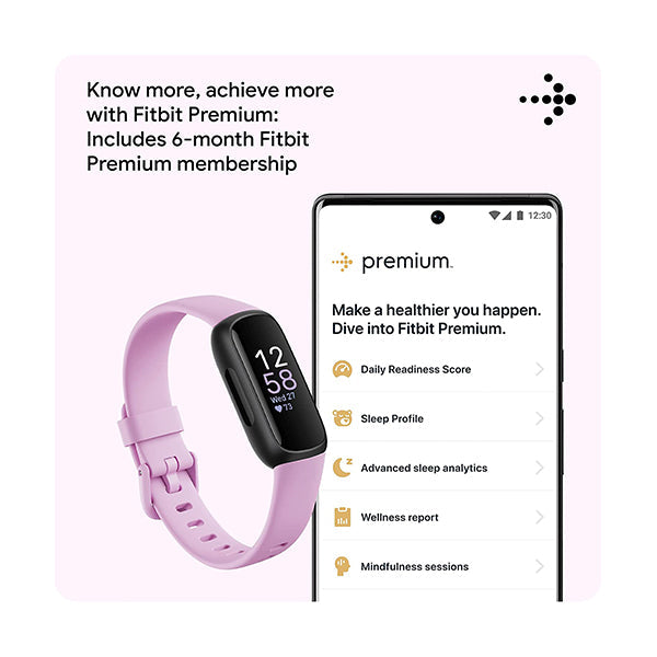 Fitbit Inspire 2 Health & Fitness Tracker with 24/7 Heart Rate