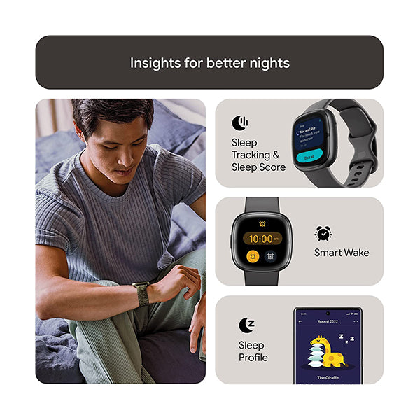 Fitbit Sense Health Watch + shops ECG App