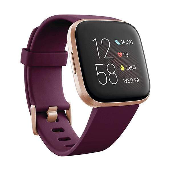 Fitbit Smartwatch, Smart Band & Activity Trackers Fitbit Versa 2 Health & Fitness Smartwatch, NFC, Heart Rate,Music,Alexa Built-in,Sleep & Swim Tracking, One Size (S & L Bands Included)