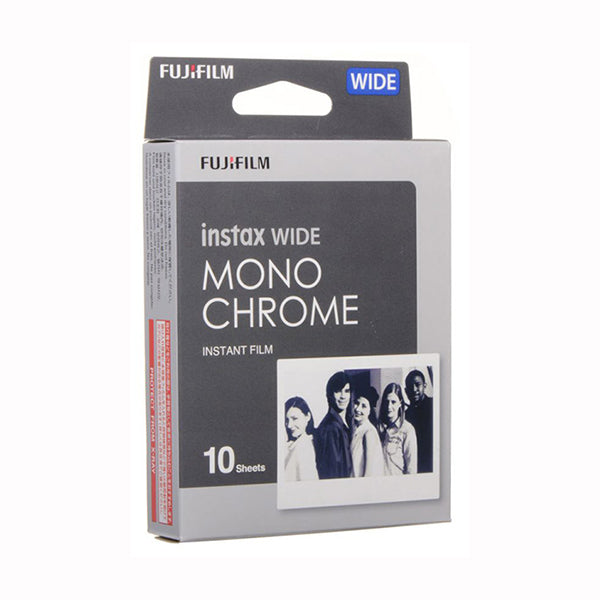 Fujifilm Camera Accessories Brand New / Monochrome Fujifilm Instax Wide Film Monochrome - 10 Sheets