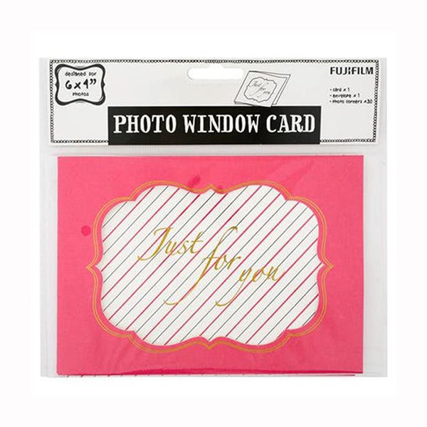 Fujifilm Camera Accessory Sets Pink / Brand New / 1 Year Fujifilm Instax Photo Window Frame Card