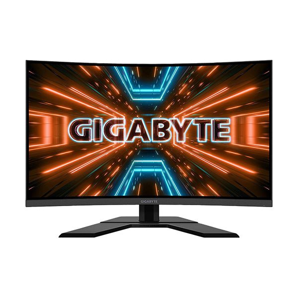 Gigabyte Monitors Black / Brand New / 1 Year Gigabyte G32QC 32" 165Hz 1440P Curved Gaming Monitor, 2560 x 1440 VA 1500R Display, 1ms (MPRT) Response Time, 94% DCI-P3, VESA Display HDR400, FreeSync Premium Pro