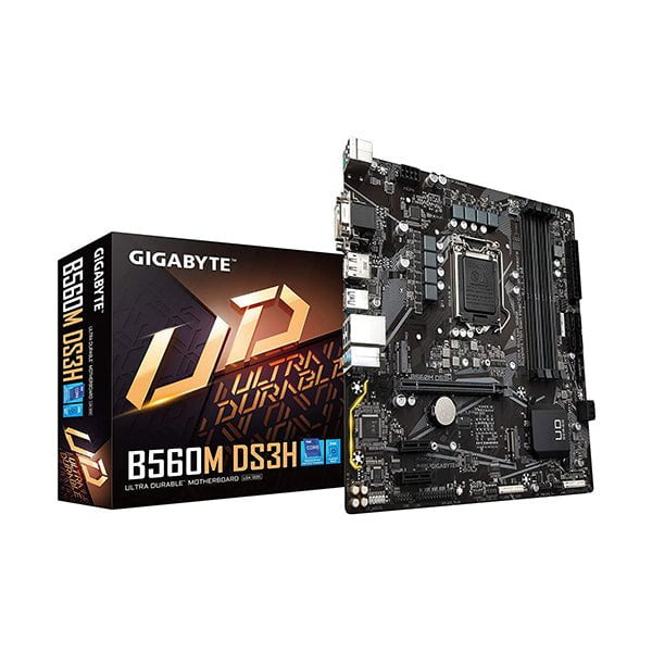 Gigabyte Motherboards Brand New / 1 Year GIGABYTE B560M DS3H (4DIMM up to 128GB) for 10th & 11th Gen