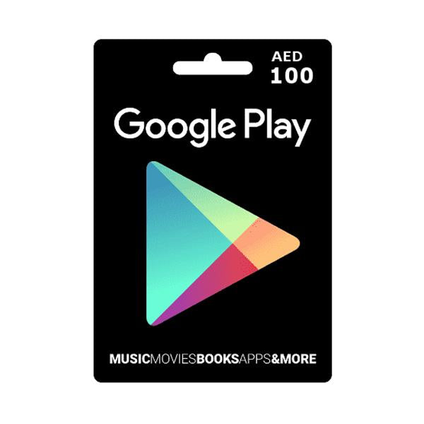 Google Google Play Gift Cards UAE Google Play Gift Code 100 AED