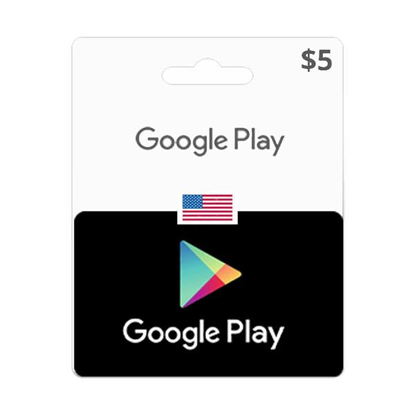 Google Google Play Gift Cards USA Google Play Gift Card 5 USD