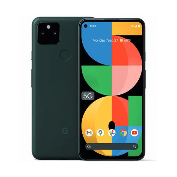 Google Mobile Phone Mostly Black / Brand New / 1 Year Google Pixel 5a 5G, 6GB/128GB, 6.34″ OLED, HDR Display, Octa core, Dual Rear Cam 12.2MP + 16MP, Selfie Cam 8MP