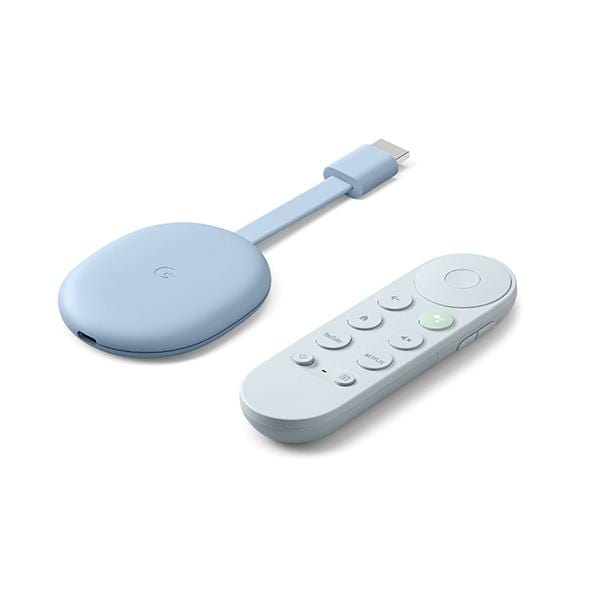 Google Streaming Media Players Sky / Brand New / 1 Year Chromecast with Google TV, Wirelessly Stream & Mirror Content 4K UHD / 60 Hz Output HDR10, HDR10+, Dolby Vision Support Dual-Band Wi-Fi 5 Connectivity, 2020