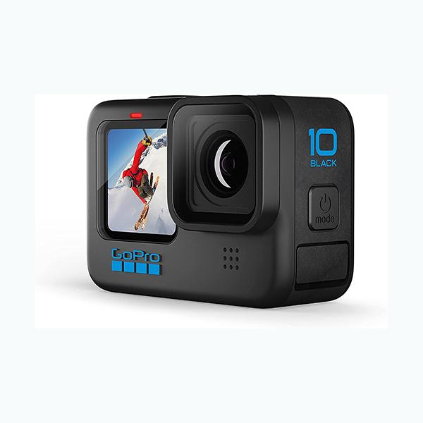 GoPro Sports & Action Cameras GoPro HERO10 Black - Waterproof Action Camera with Front LCD and Touch Rear Screens, 5.3K60 Ultra HD Video, 23MP Photos, 1080p Live Streaming, Webcam, Stabilization