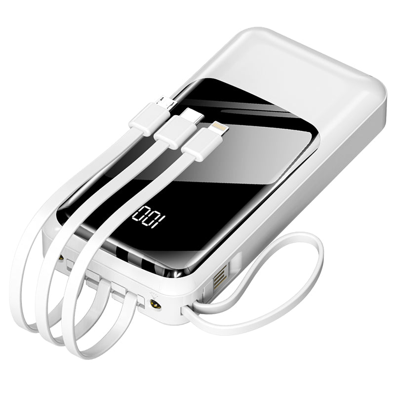 HAY-POWER Electronics Accessories White / Brand New / 1 Year DX64S Enterprise Power Bank 20.000 mAh Multi Cable