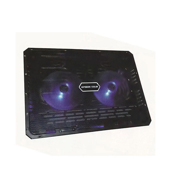 HAY-POWER Electronics Accessories Black / Brand New Hay-Power Laptop Cooler Pad With 2 Fans For 10 -17 Inch - M2