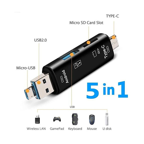 Hay-tech Card Reader Type-C/ USB/ Micro-USB D-188 Price in Lebanon ...