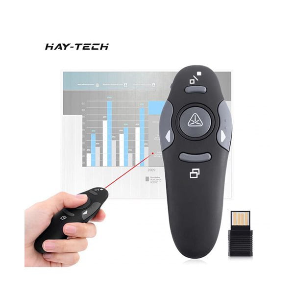 Hay-Tech Presentation Supplies Black / Brand New / 1 Year Hay-Tech, Wireless Presenter with Pointer