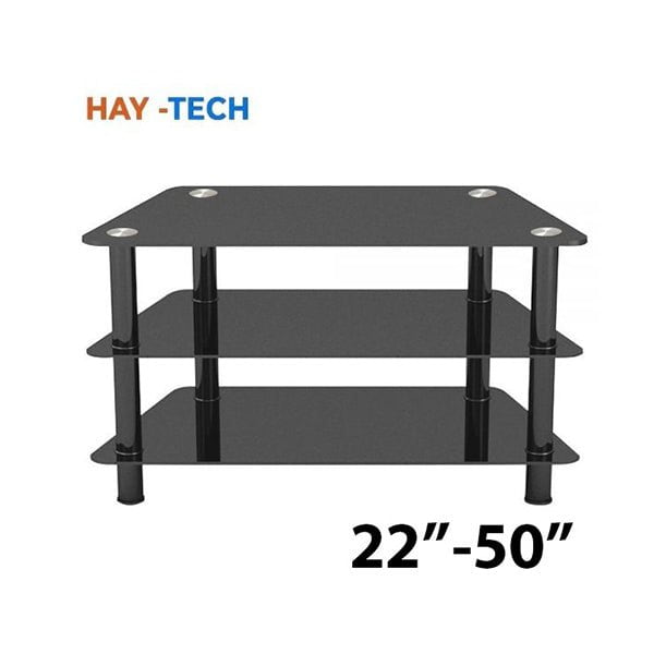 Hay-Tech TV Tables Black / Brand New / 1 Year Hay-Tech, TF4 TV Table Suitable For 22″-50″
