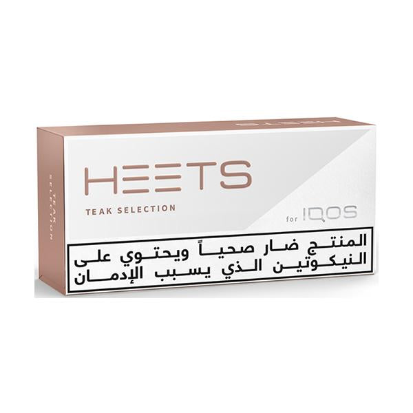 HEETS HEETS, Teak Selection, Clean and Rich, Tobacco Aroma, Without Menthol and Minty Freshness, with Soft Creamy Nutty Notes on the Palate, Pack of 20 Tobacco Sticks