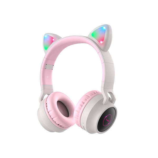 hoco Headsets & Earphones Pink / Brand New / 1 Year Hoco Headphones “W27 Cat ear” Wireless and Wired Headset