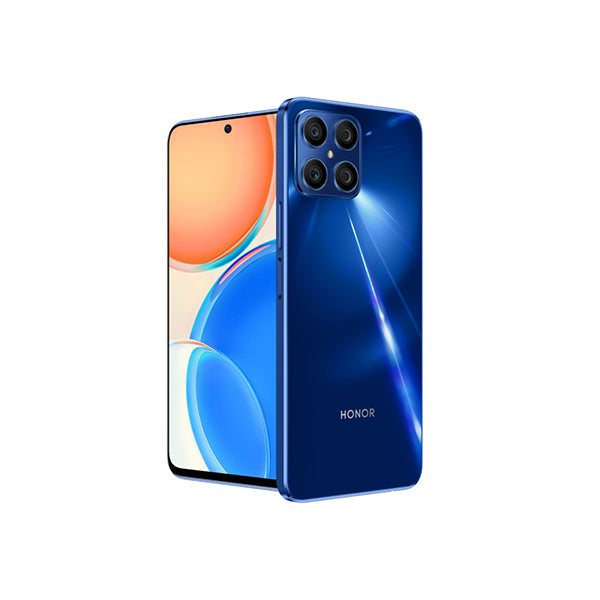 Honor Mobile Phone Ocean Blue / Brand New / 1 Year Honor X8, 6GB + 2GB Turbo/128GB, 6.7" IPS LCD 90Hz Display, Octa core, Rear Cam Triple 64MP + 5MP + 2MP + 2MP, Selfie Cam 16MP
