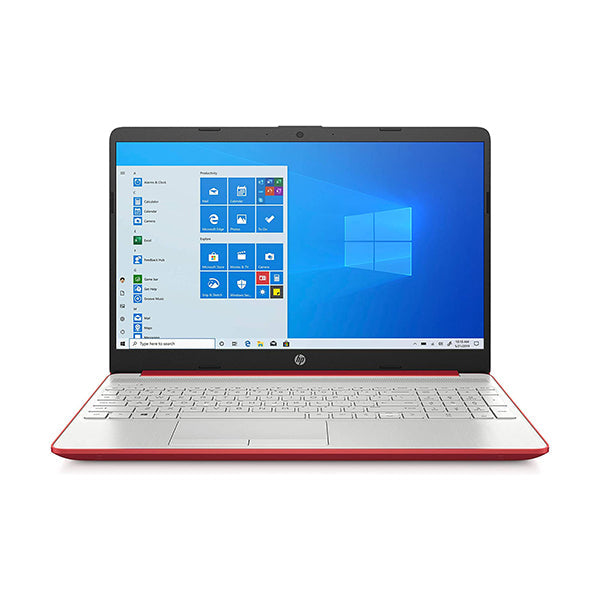 HP Laptops Red / Brand New / 1 Year HP Pavilion 15-DW0083, 15.6" 1280x720 Laptop, Pentium Silver N5000, 4GB DDR4/128GB SSD, Intel UHD Graphics, Red, Windows 10 Home, 1A493UA