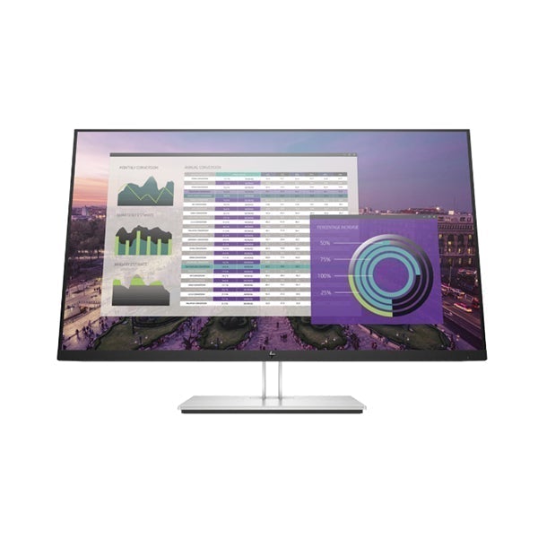 HP Monitors Black / Brand New / 1 Year HP 5DP31A8R 31.5" 2K QHD HP ELITEDISPLAY E324Q | AntiGlare | LED Backlit 3 USB | 1 USB-C |1 HDMI |1 Display port