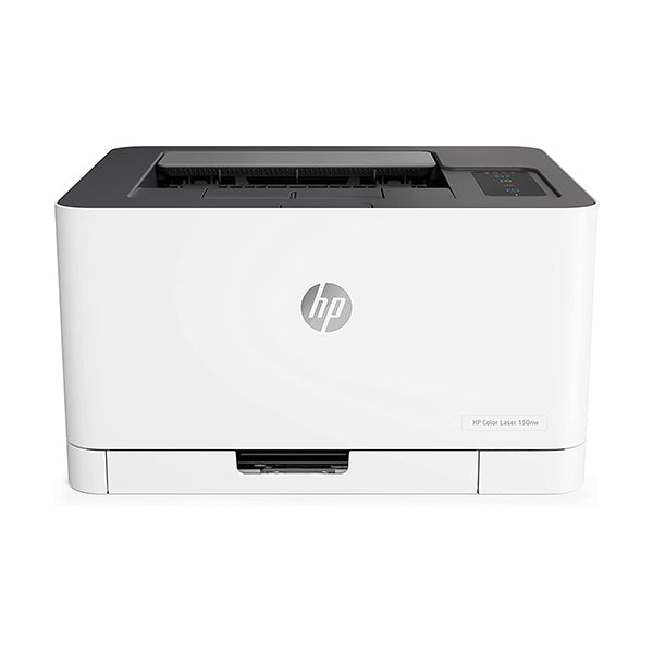 HP Printers, Copiers & Fax Machines White / Brand New / 1 Year HP Color LaserJet 150nw Wireless Printer, 4ZB95A